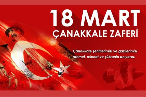 18 Mart Çanakkale Zaferi ve Şehitleri Anma Günü Töreni Düzenlendi.